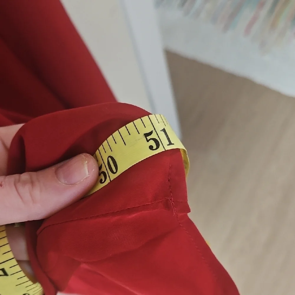 Abercrombie & Fitch Red Spaghetti-Strap Maxi Dress